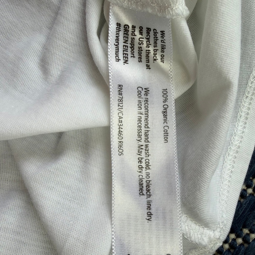 Eileen Fisher Button Down Shirt Women XL White - Picture 7 of 9